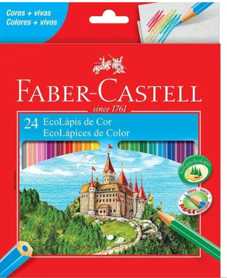 Faber-Castell Colores de 24 colores hexagonales