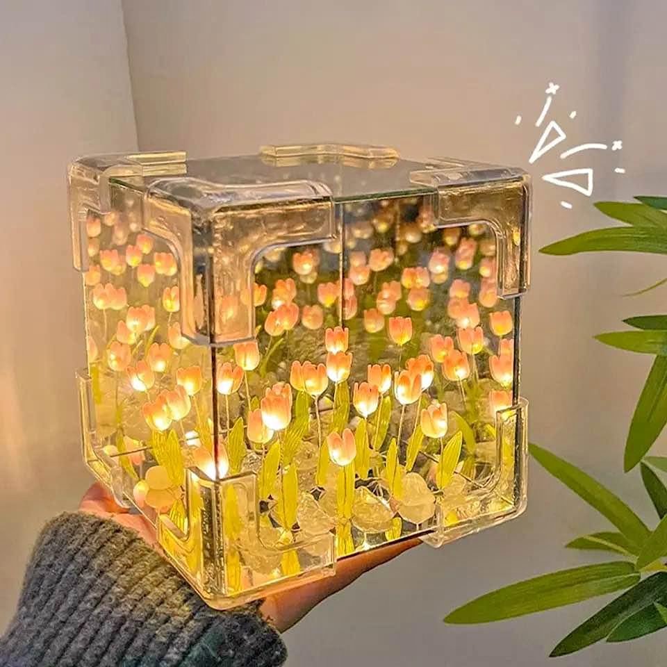 CUBO DE TULIPANES